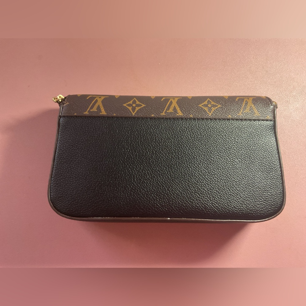 Black & Brown Monogram Shoulder Purse ✨🌹 - Picture 3 of 5